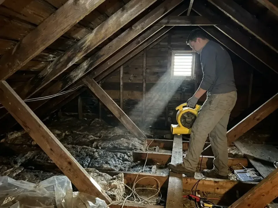 attic-water-damage-drying-proc-007 — frequently asked questions, Emergency Water Extraction & 24/7 Flood Response in Nocona,…